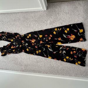 Sienna Sky Black and Yellow Floral Jumpsuit